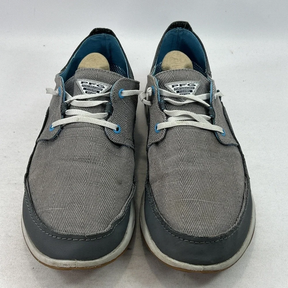 Columbia PFG Bahama Relaxed Fishing Shoes Men's Sz 13 Graphite & Blue BM0099-053